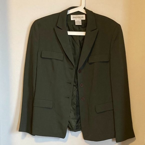 Jones New York Green Blazer - Picture 1 of 2